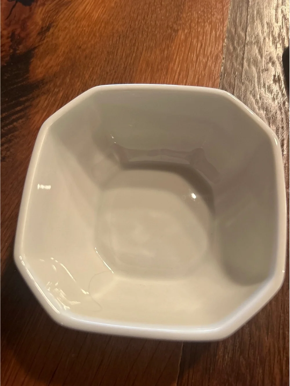 Elegant Vintage Porcelain Octagonal Covered Sugar Bowl
